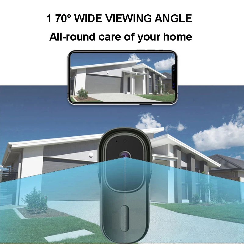 Doorbell Wireless WiFi Outdoor HD Camera Security Door Bell Night Vision Video Intercom Voice Change For Home Monitor Door Phone