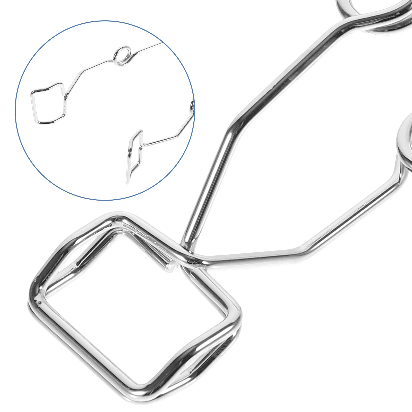

2 pcs Test Tube Clamp Iron Spring Design High Temperature Resistant Lab Flask Holder For Teaching Equipment Supply