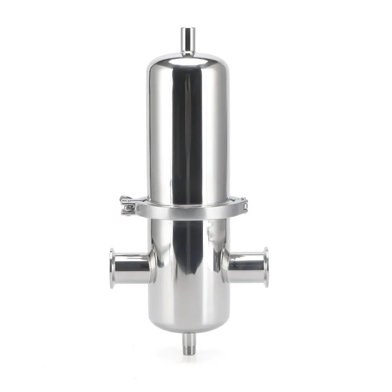 Food Grade SS304 316 Air Filter Stainless Steel Quick Release External Filament Air Filter for Cooking Steam Filtration