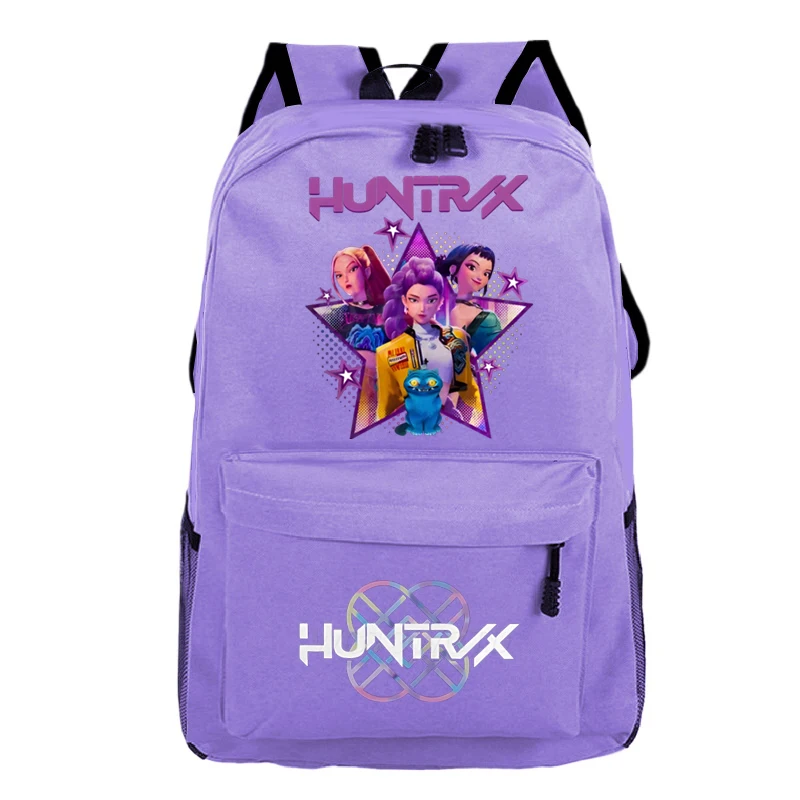 Hot Movie KPop Demon Hunters Zaino Borse da scuola di alta qualità Studenti Zaino da viaggio Moda Ragazzi Ragazze Cartoon Bookbag Regalo