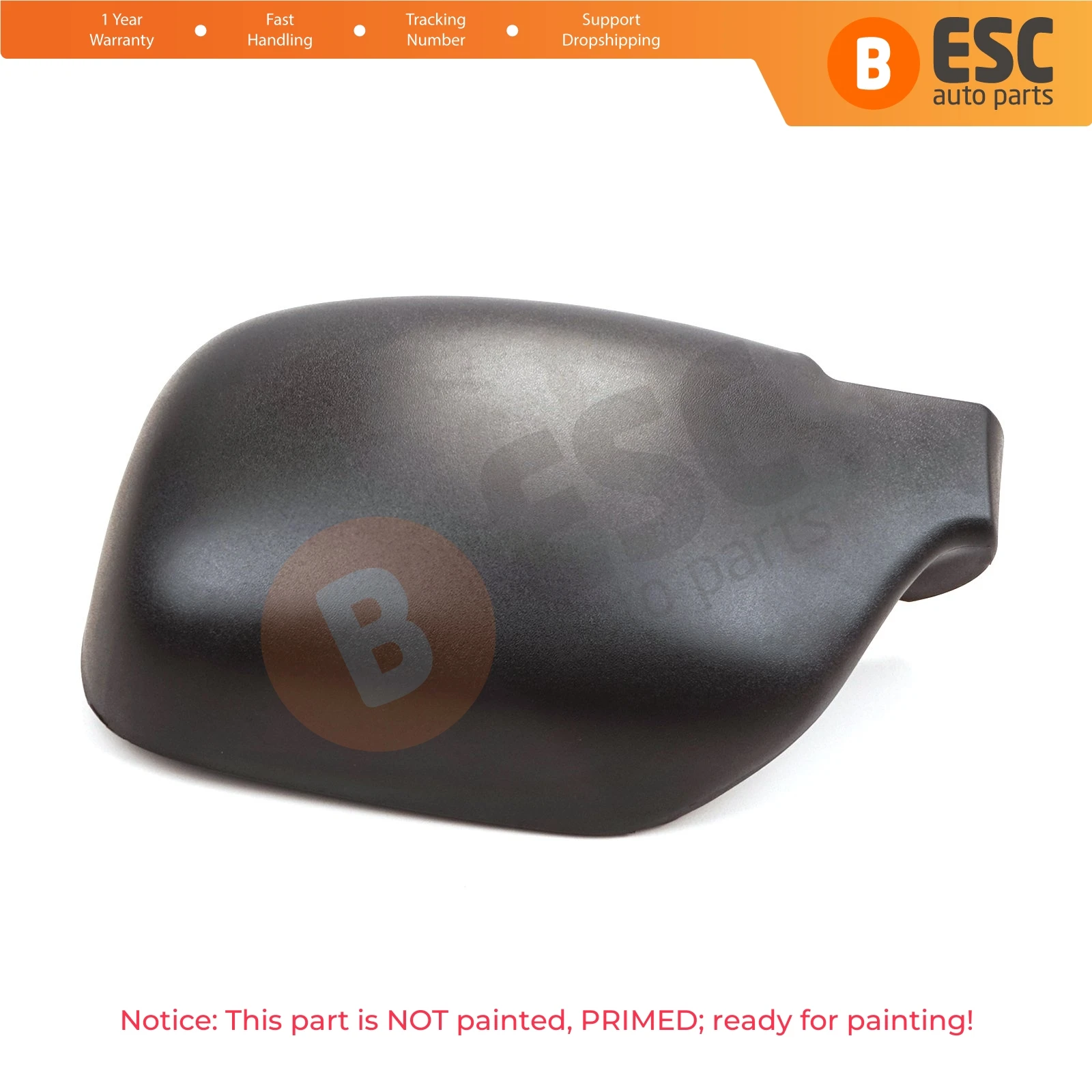 

ESP1110-1 Side Wing Mirror Scull Cap Cover Left 8200245171 for Renault Kangoo Nissan Kubistar 1997-2008 Peugeot 405