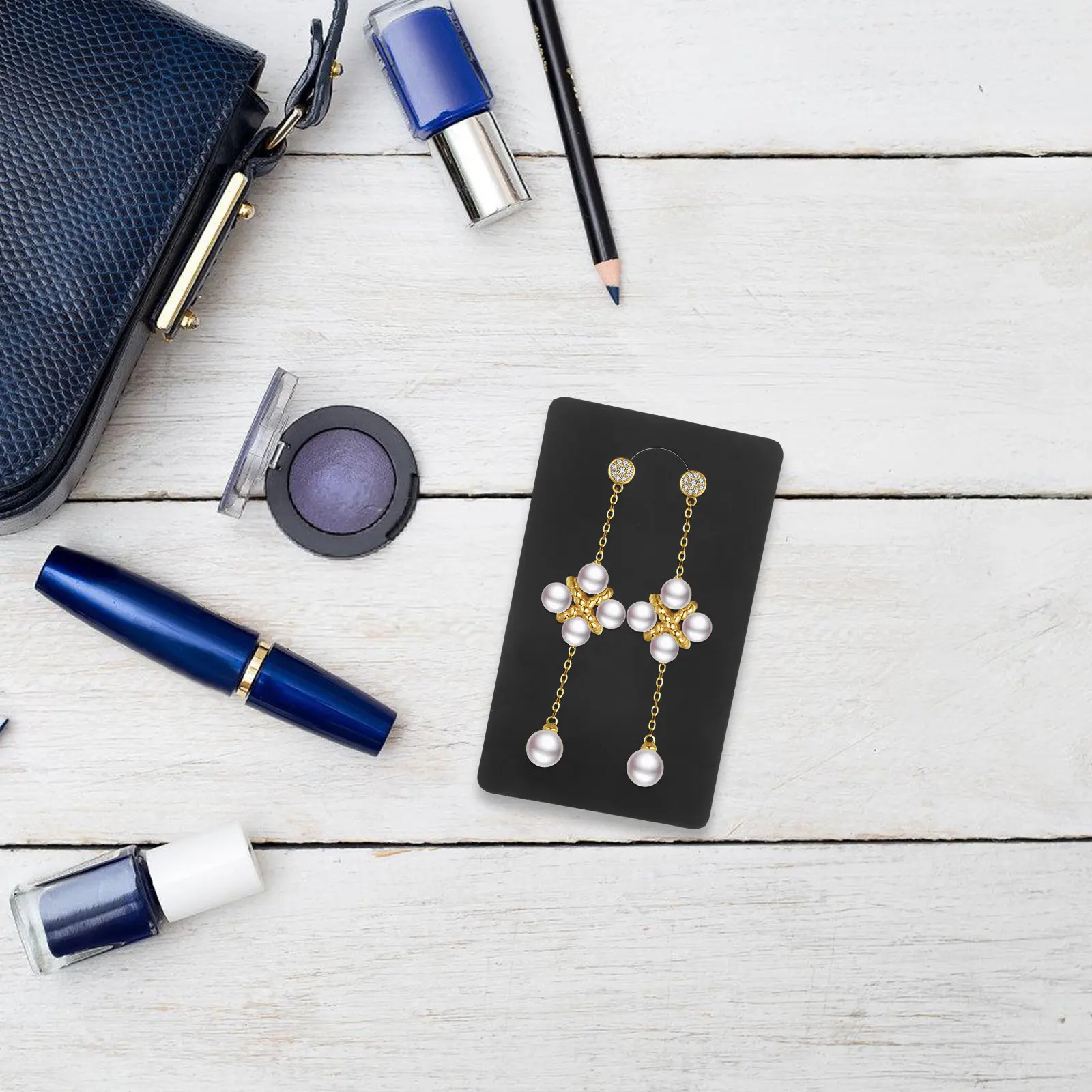 

1Set Keychain Display Card Self-Sealing Bag Jewelry Tags Organizer Packaging Holder for Necklaces Earrings Accessories Small