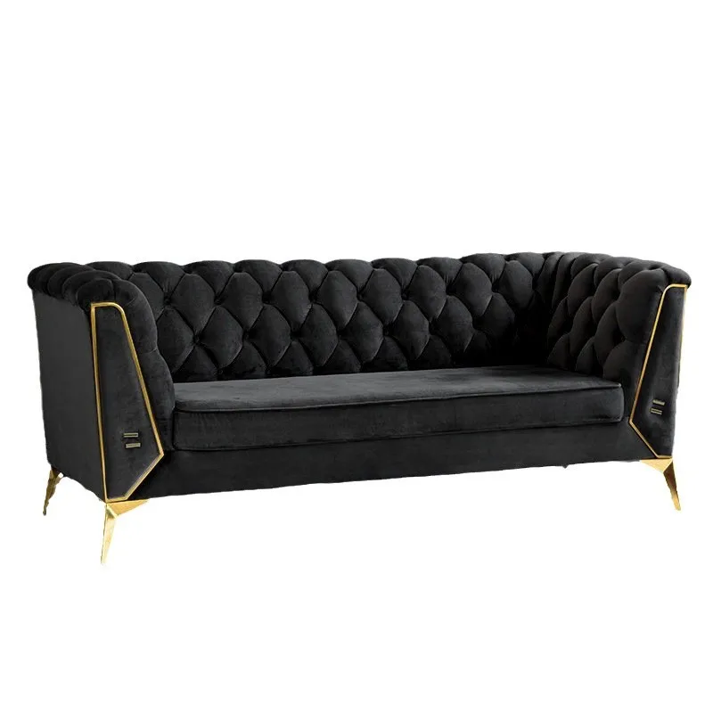 

Modern Simple Fabric Hotel Beauty Salon Living Room Clothing Store Double Triple Sofa