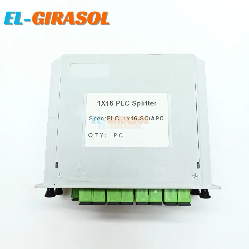 SC APC PLC 1x16 Fiber Optic Splitter Box Cassette Card Inserting PLC Splitter Fiber Optical Coupler Splitter Fibra Optica FTTH