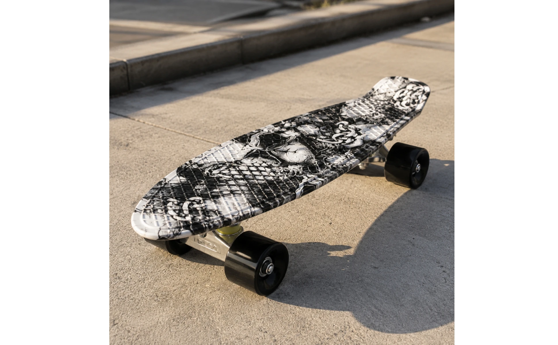 22-Inch Mini Skateboard Lightweight 22-Inch aquaticShaped Cruiser PP Plastic Deck Cruiser Grippy for Beginners 22-Inch Mini Skateboard Lightweight 22-Inch aquaticShaped Cruiser PP Plastic Deck Cruiser Grippy for Beginners
