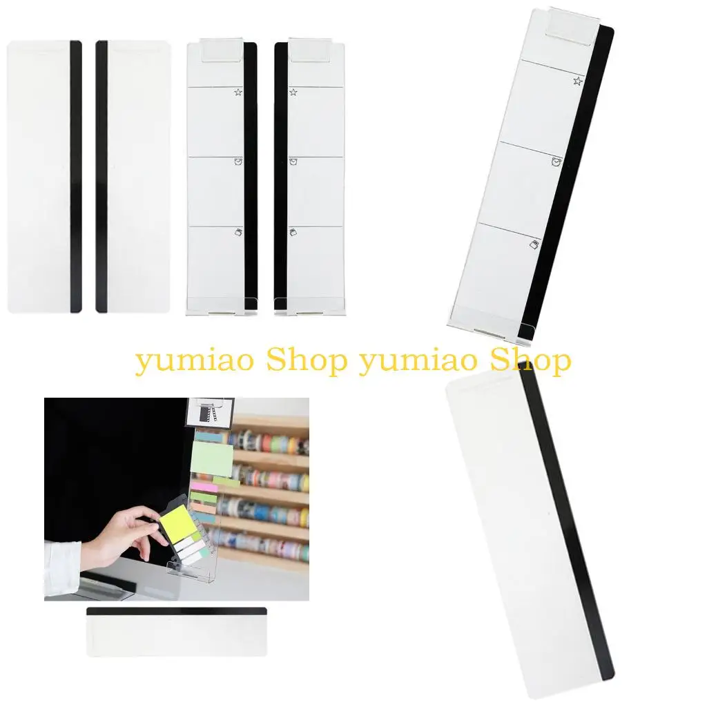 587B Monitors Memo Board Multifunction Computer Monitors Board Monitors Side Panel Creative Desktop Memo Board for Home Office