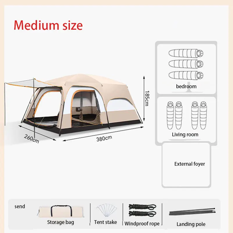 Portable hot-selling Scratch and waterproof tents camping outdoor dome tent automatic tents