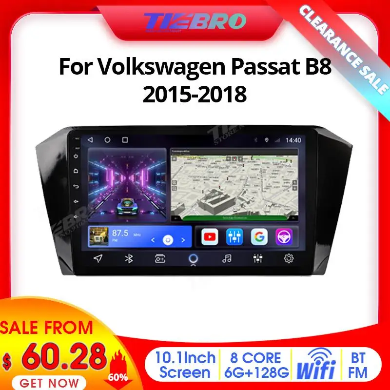 

Tiebro Clearance Sale 60% Discount 2DIN Android 10 Car Radio For Volkswagen Passat B8 2015-2018 Car Audio 2 Din Stereo Receiver