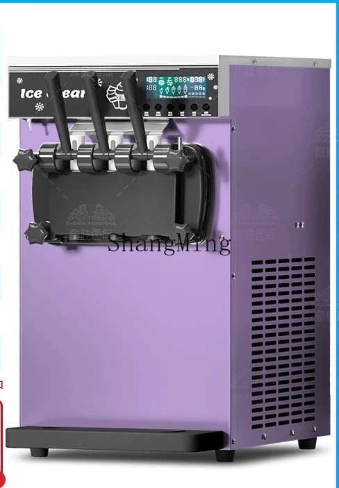ZYY macchina per gelato soft verticale a tre colori macchina per gelato automatica commerciale