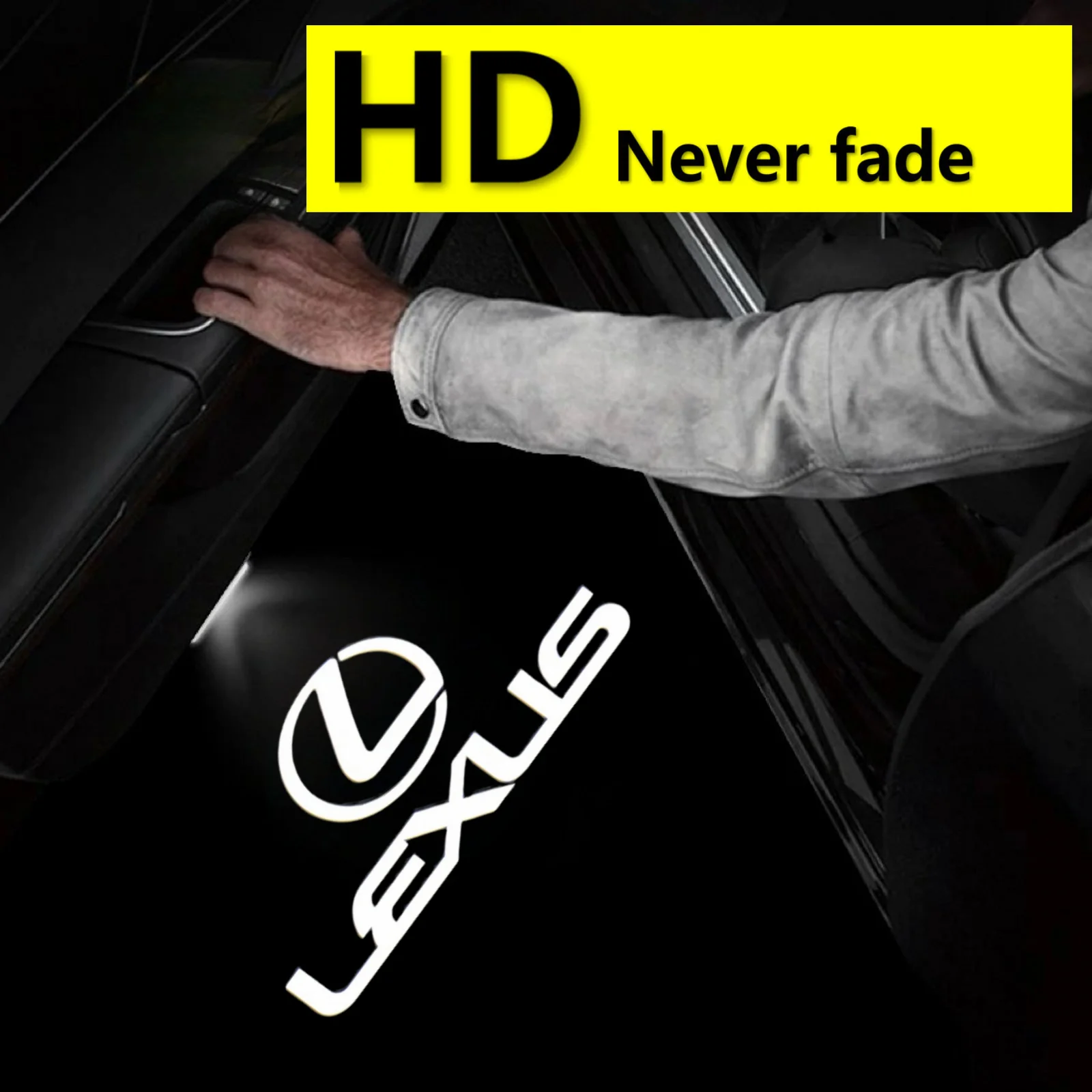 HD LED باب السيارة العارض ترحيب شبح الظل إكسسوارات مضيئة لكزس ES RX GX LS LX IS GS RC UX IS F IS250 IS300 IS350 200