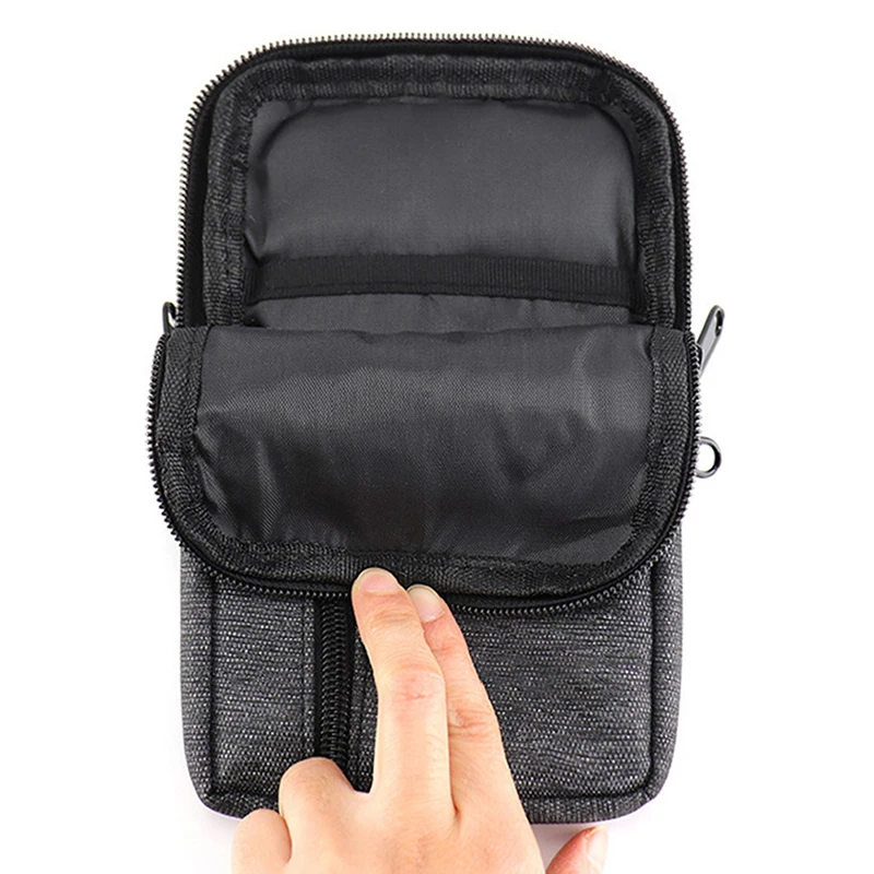 Waterproof Women Waist Bag Purse Double Layer Outdoor Tactical Waist Fanny Pack with Belt Men Phone Pouch Unisex Purses