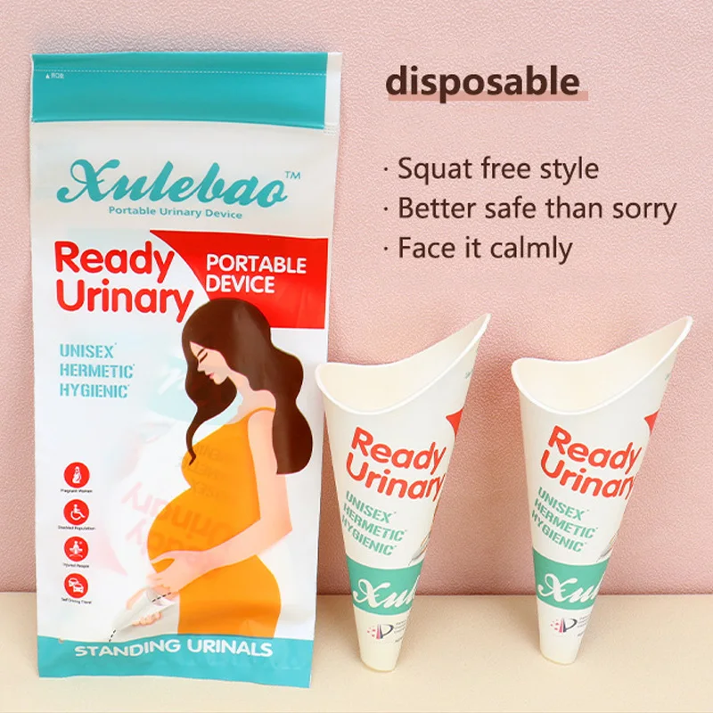 6 ~ 24 قطعة/الوحدة ورقة مبولة المتاح المحمولة آمنة مريحة السفر في الهواء الطلق أدوات التخييم الإناث الدائمة أدوات المرحاض TMZ #5