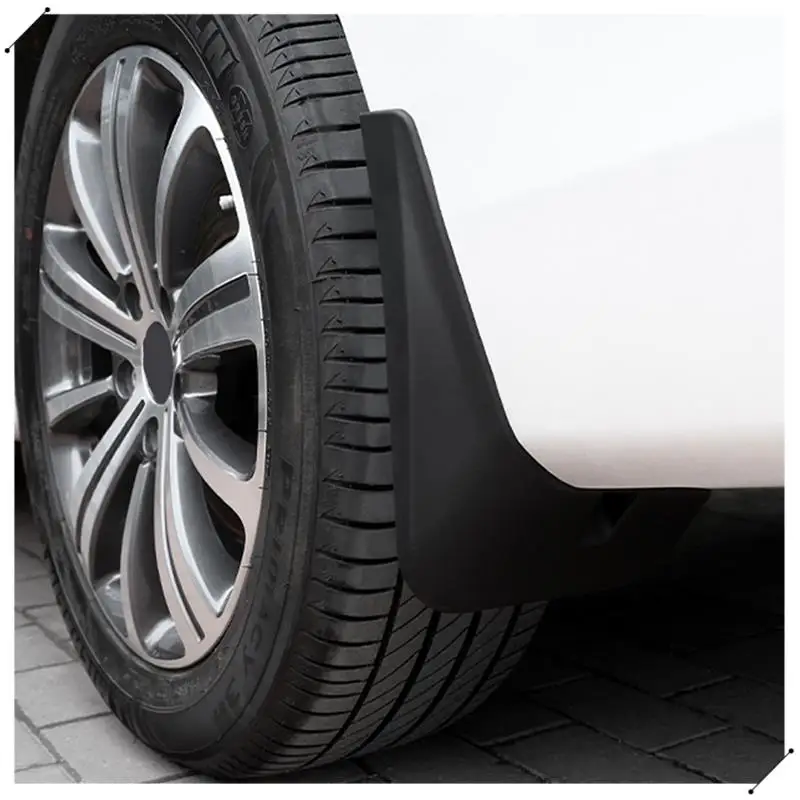 4 قطعة واقيات الطين الأمامية والخلفية للسيارة واقيات الطين ملحقات لـ BYD HAN EV 2020 2021 #5