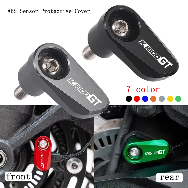 Motorrad CNC Aluminium Vorder- und Hinterrad ABS Sensor Schutz Zubehör für BMW K1600GT K1600GTL K1600 GT GTL