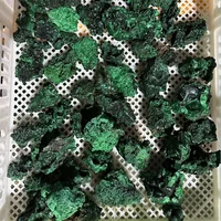 Natural Green Malachite Raw Stone Rough Crystal Clastic Rock Cube Collectible Gravel   Minerals Specimen Home Garden 5