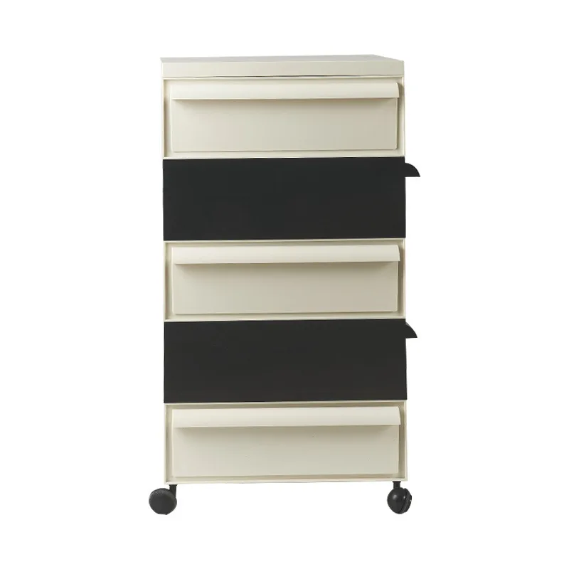 

Plastic Storage Cabinet Removable Bedside Table Storage Side Cabinet Simple Bedroom Drawer-Style Cabinet