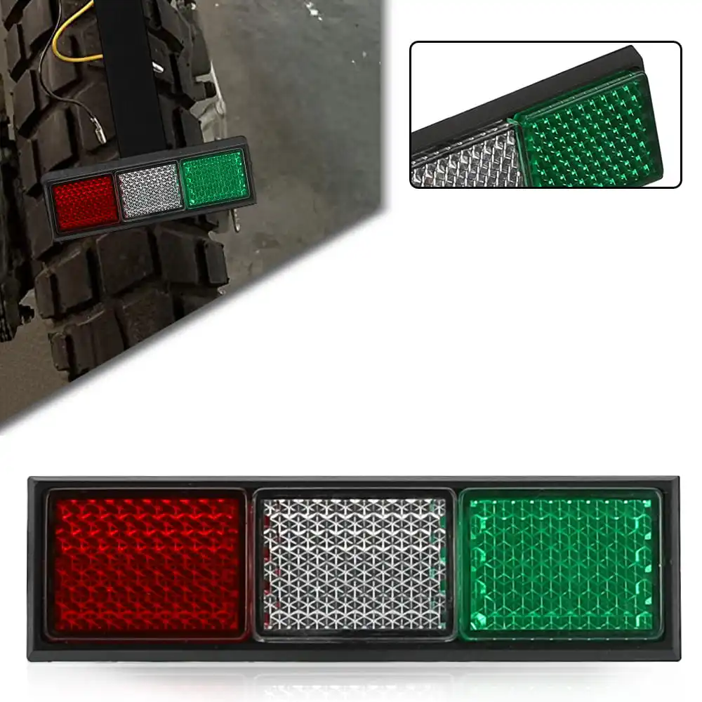 

For Kawasaki Z650RS 2021 2022 2023 Z650 RS Motorcycle License Plate Holder Parts Tail Reflector Plastic Reflective Warning plate