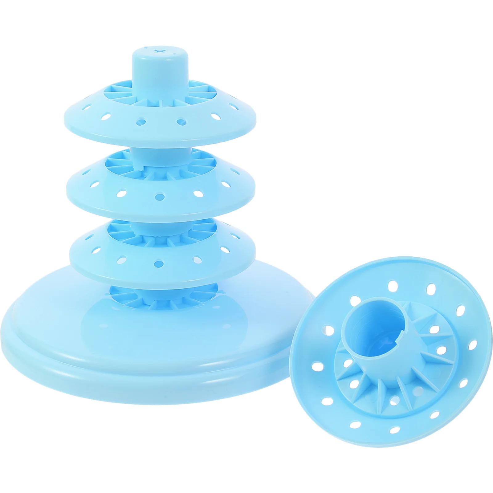 

Cake Pop Holder Candy Sucker Shelf Lollipop Display Stand Show Rack Multi-function Cupcake Blue Pp Displaying Supply