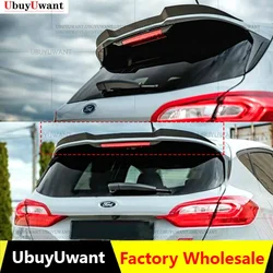 For Ford Fiesta ST MK8 Car Trunk Spoiler ABS Auto Rear Trunk Wing Accessories Spoiler  2018 2019-2021