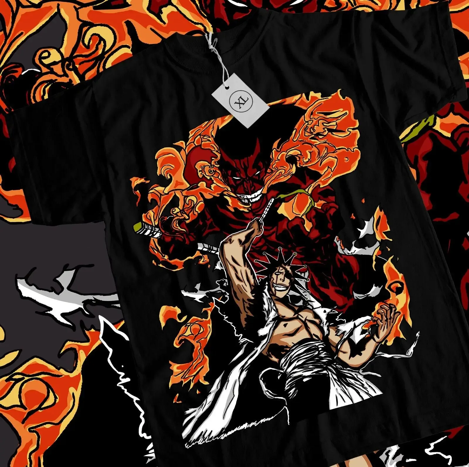 Zaraki Kenpachi T-shirt Bleach Ichigo Bankai Anime Horror Gift Shirt All Size