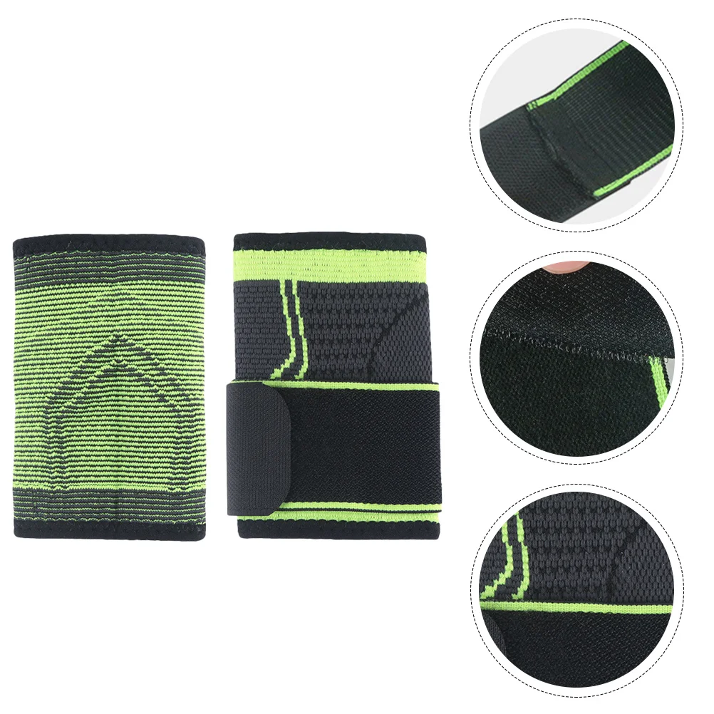 

Sleeve Compression Brace Green Moisture Wicking Breathable Sports Support Basketball Running for Men