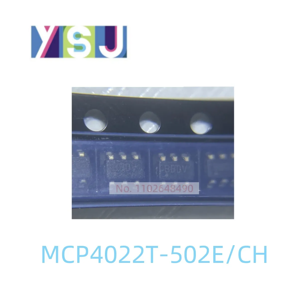 MCP4022T-502E/CH IC DGTL POT 5KOHM 64TAP SOT23-6