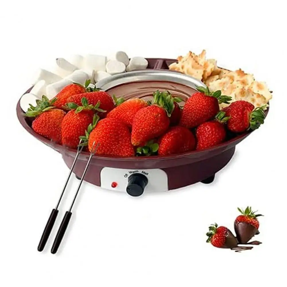 أداة تزيين الحلوى وعاء صهر الشوكولاتة مع سعة للحلويات محلية الصنع زبدة الجبن الكراميل الكهربائية لغمس