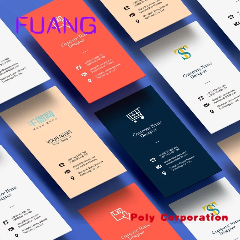 Custom  New Design 100pcs Printed Embossed/Debossed Business Card