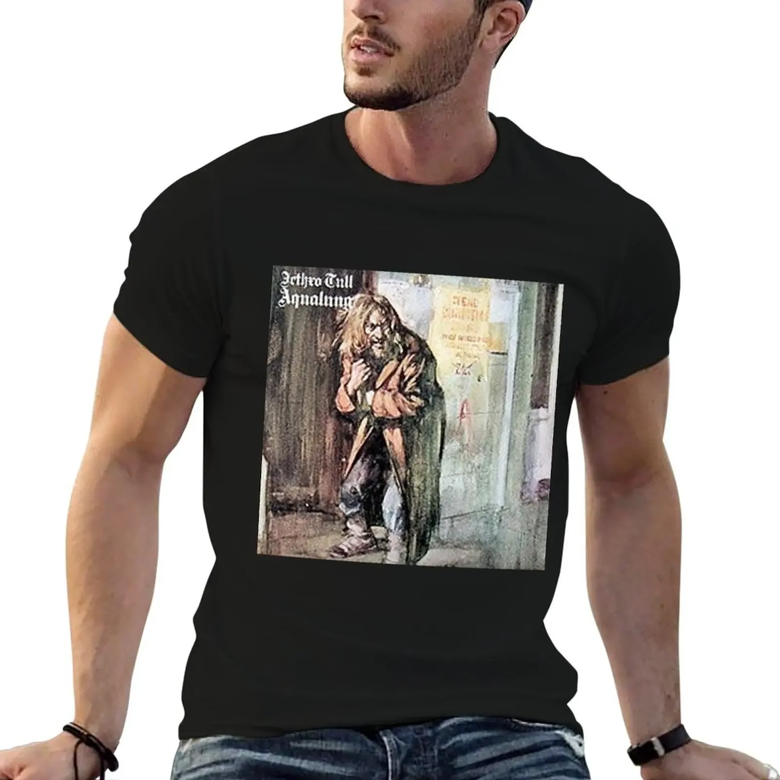 Jethro Tull Aqualung Paint Art T-Shirt graphic shirts vintage anime shirt anime t shirts shirts men