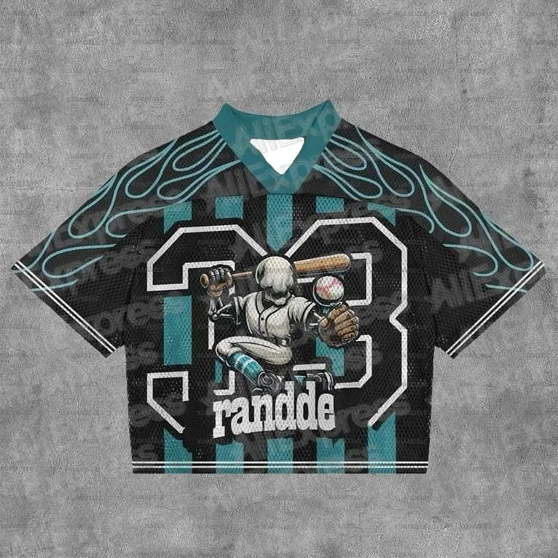 

Лето 2021, футболка Y2K Harajuku, американская хип-хоп модная футбольная уличная одежда в стиле ретро, повседневная дышащая свободная мото с короткими рукавами