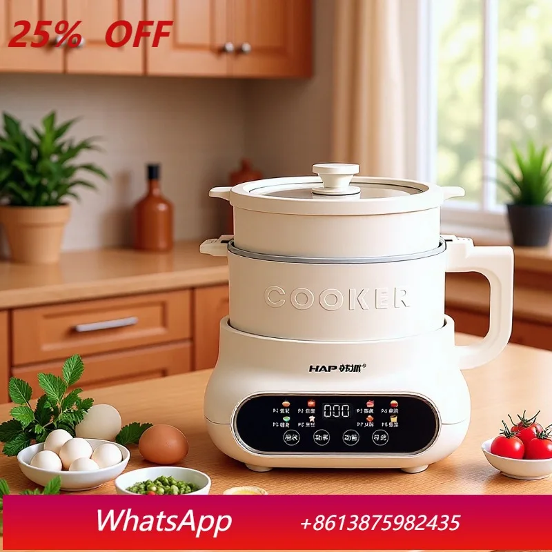 

Yjq multifunctional rice cooker household 3L large capacity non-stick liner cooking rice electric cooking pot