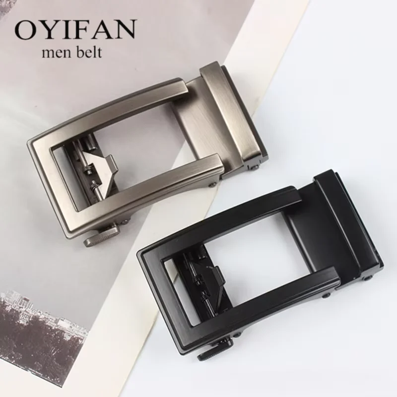 New Men's Belt Buckle Belt Buckle Casual Waist Head Business Accessories Automatic Buckle Width 3.5cm Fashion Belt Buckle