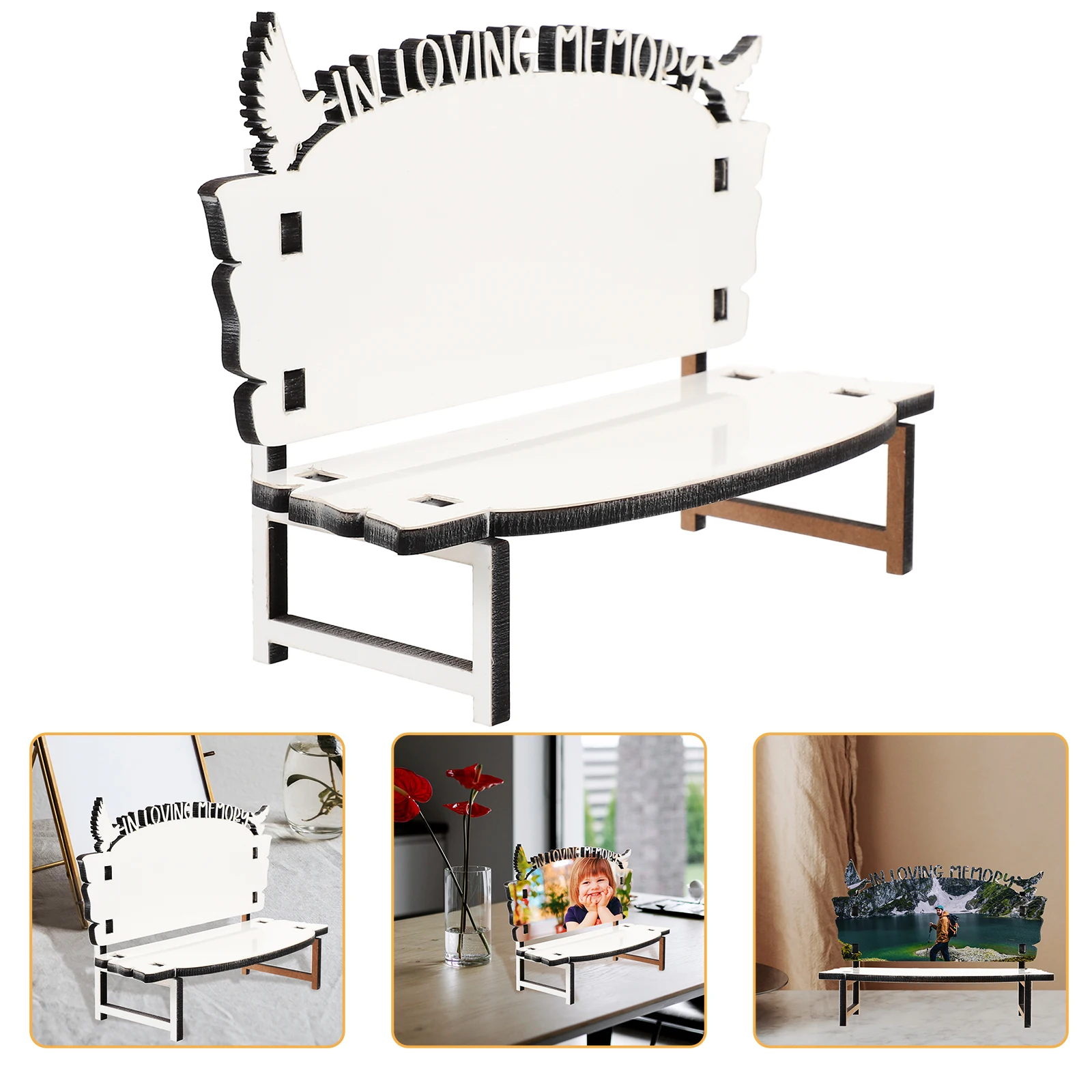 

Wooden Sublimation Chair Ornament Blank DIY Sublimation Blank Heat Transfer Decoration for Home Table Party DIY Chair Ornament