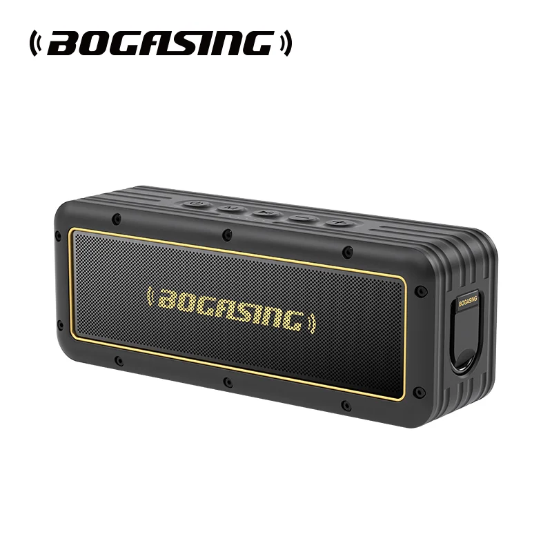 BOGASING G4 Bluetooth Speaker 50W Enhanced Bass Portable Speaker with 24H Playtime,Bluetooth 5.3,TWS,IPX7 Waterproof for Camping