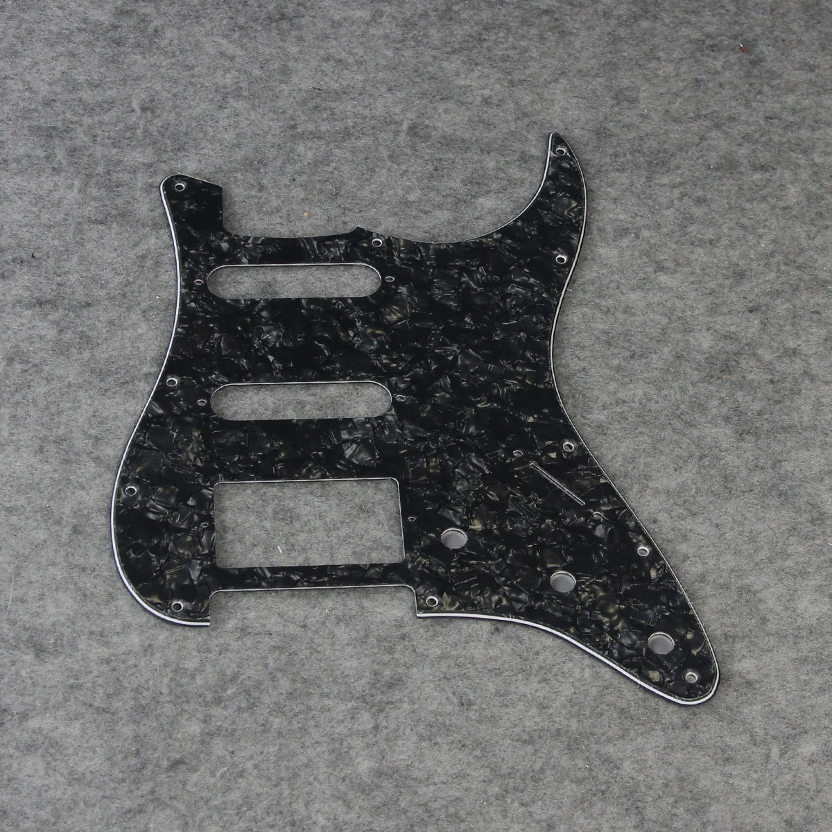 FLEOR 1PCS Celluloid Pearl SSH HSS E-Gitarre Schlagbrett ST 11-Loch Scratch Plate 4PLY + Schrauben – Detail 5