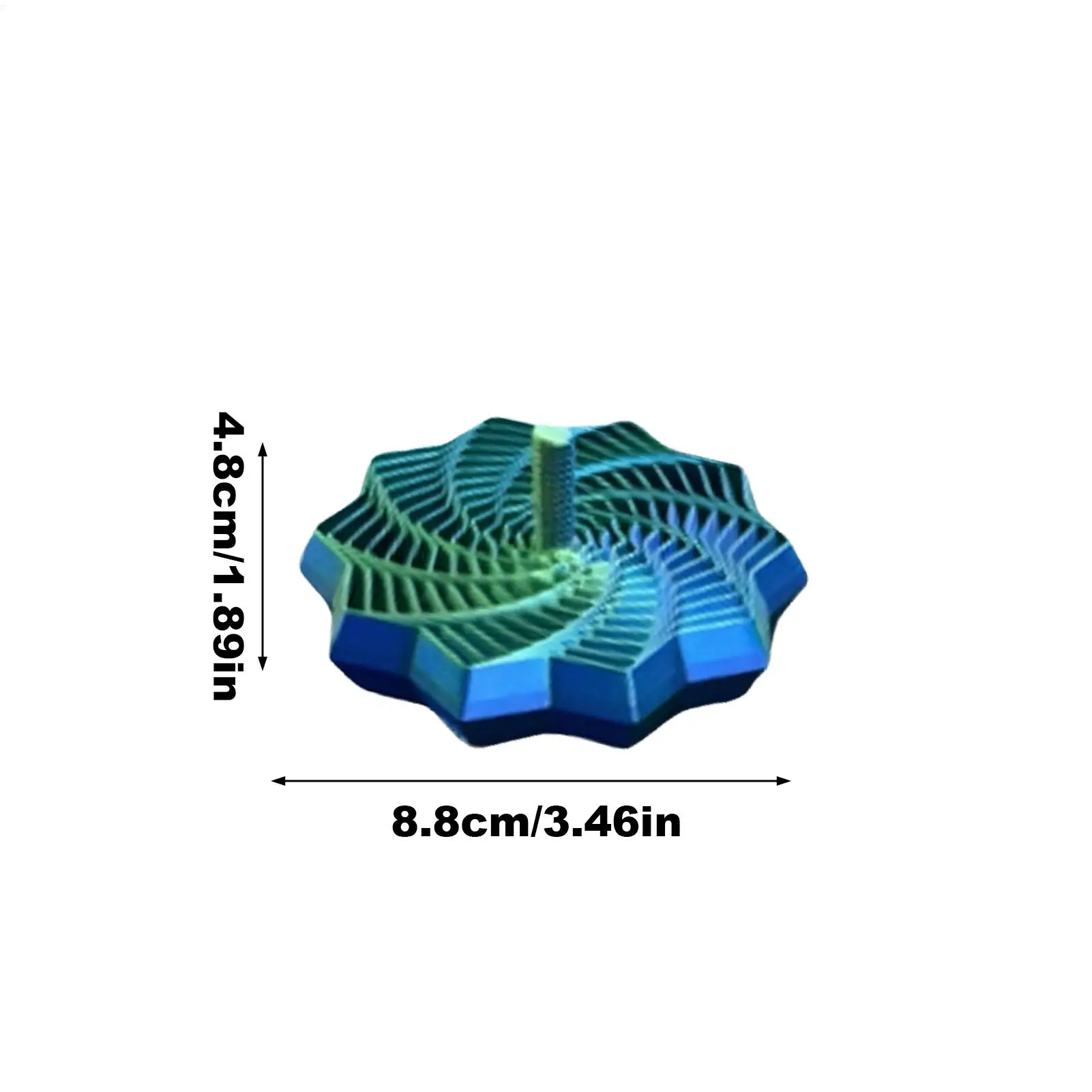 3D Impresso Expanso Sensorial Fidget Star Alças de fácil aderência Girando Espiral Hexágono Spinner para o estresse