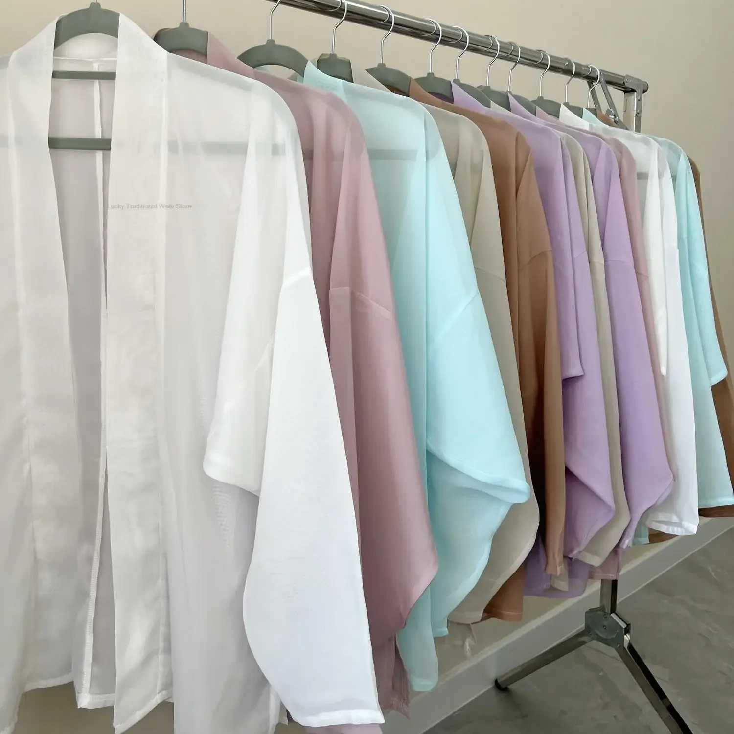 

Chinese Top Spring Autumn Summer Thin Original Hanfu Coat Women's Daily Cardigan Sunscreen Coat Solid Color Multicolour Coat