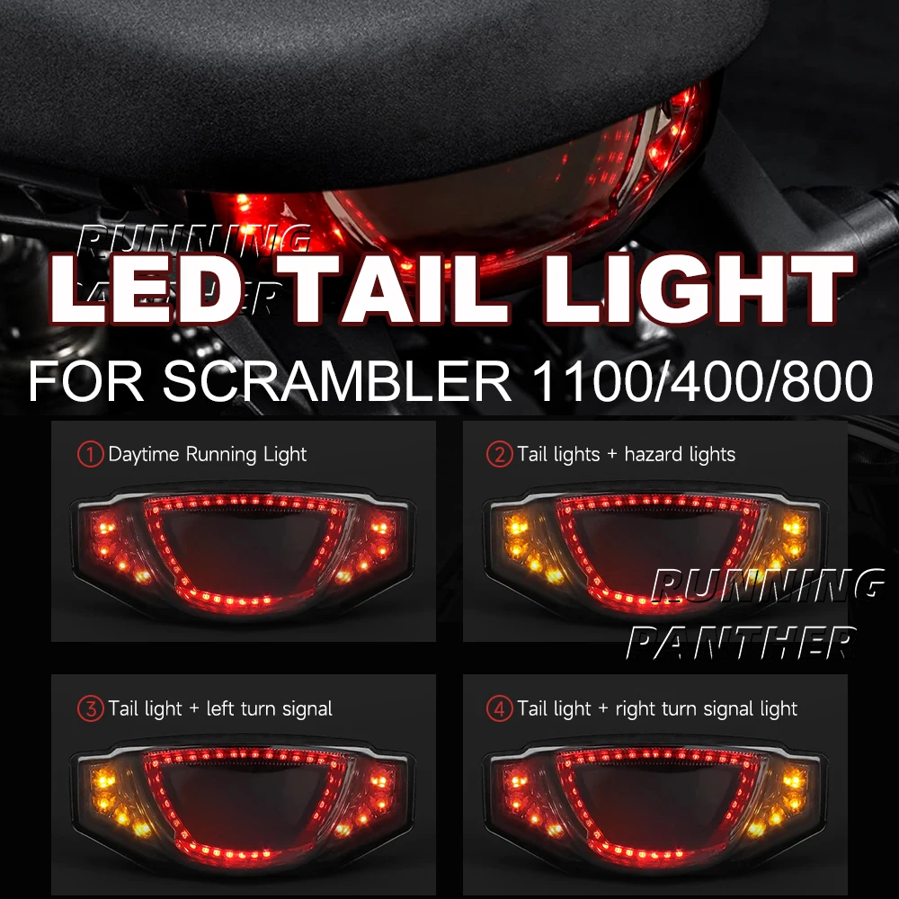 

NEW Motorcycle For Ducati SCRAMBLER 400 Scrambler 800 Scrambler 1100 rear tail light