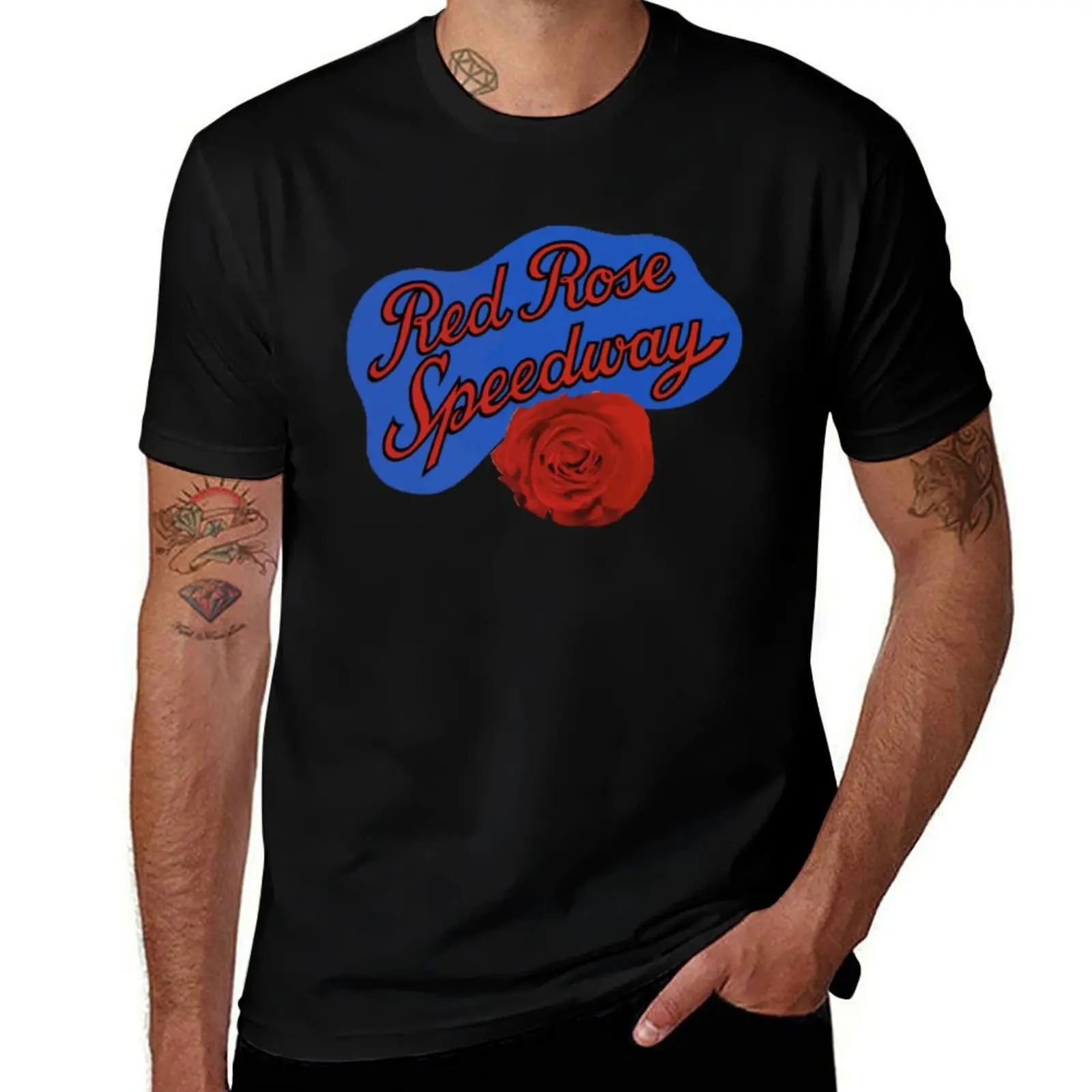 Red Rose Speedway - Album Logo T-Shirt Graphic Print Short Sleeve T-Shirt