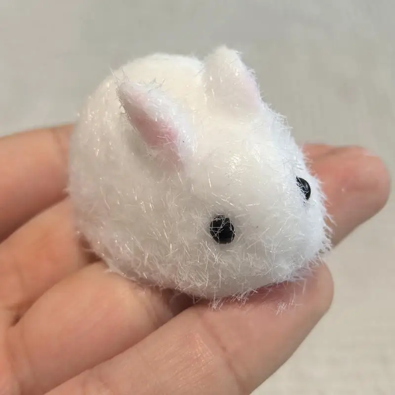 Jouets à presser lapin, jouet de guérison à presser doux, panier de pâques amusant, jeu à main Portable et décontracté pour la maison, le Studio et l'école