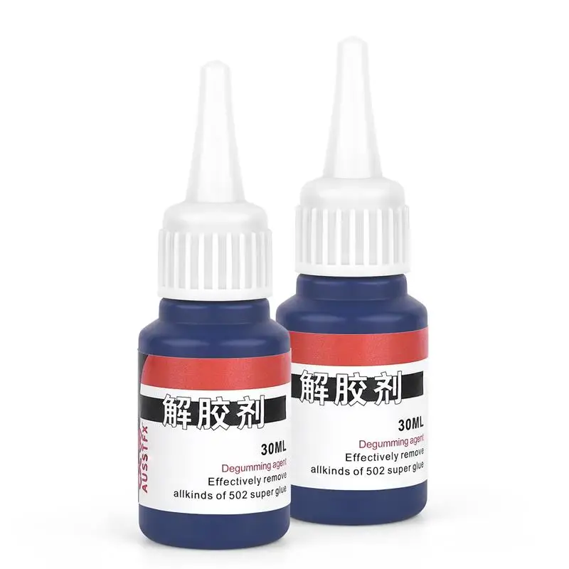30 ml Klebstoffentferner, anwendbare Materialien, einschließlich nagelfreier Kleber, UV-Kleber, schnell trocknender Kleber, 502 Kleber