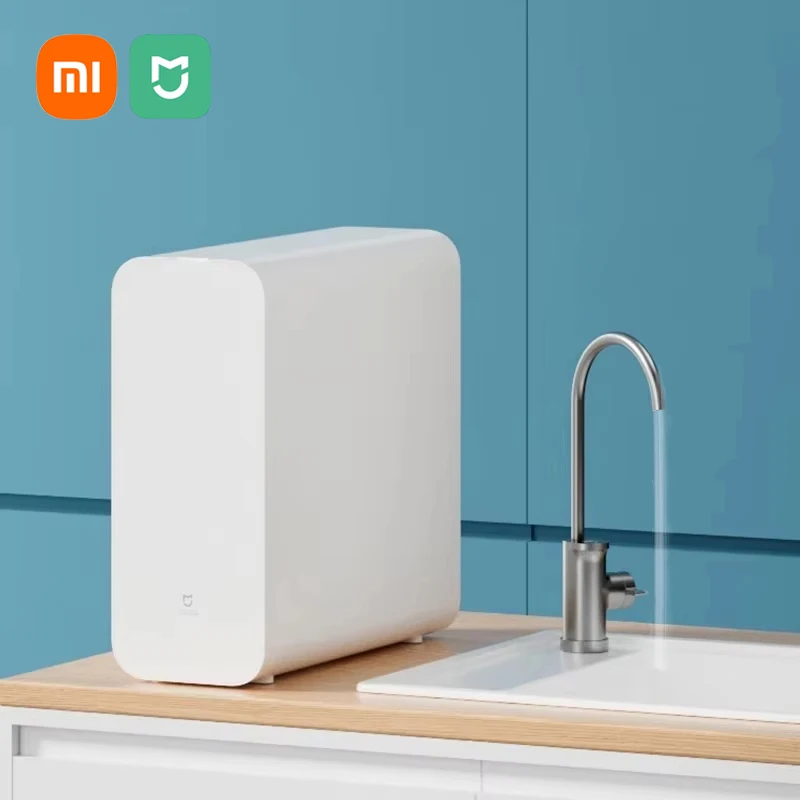 

XIAOMI MIJIA умный очиститель воды 1200 г пресноводная прямая питьевая вода индексный дисплей качества RO обратный осмос MR1282