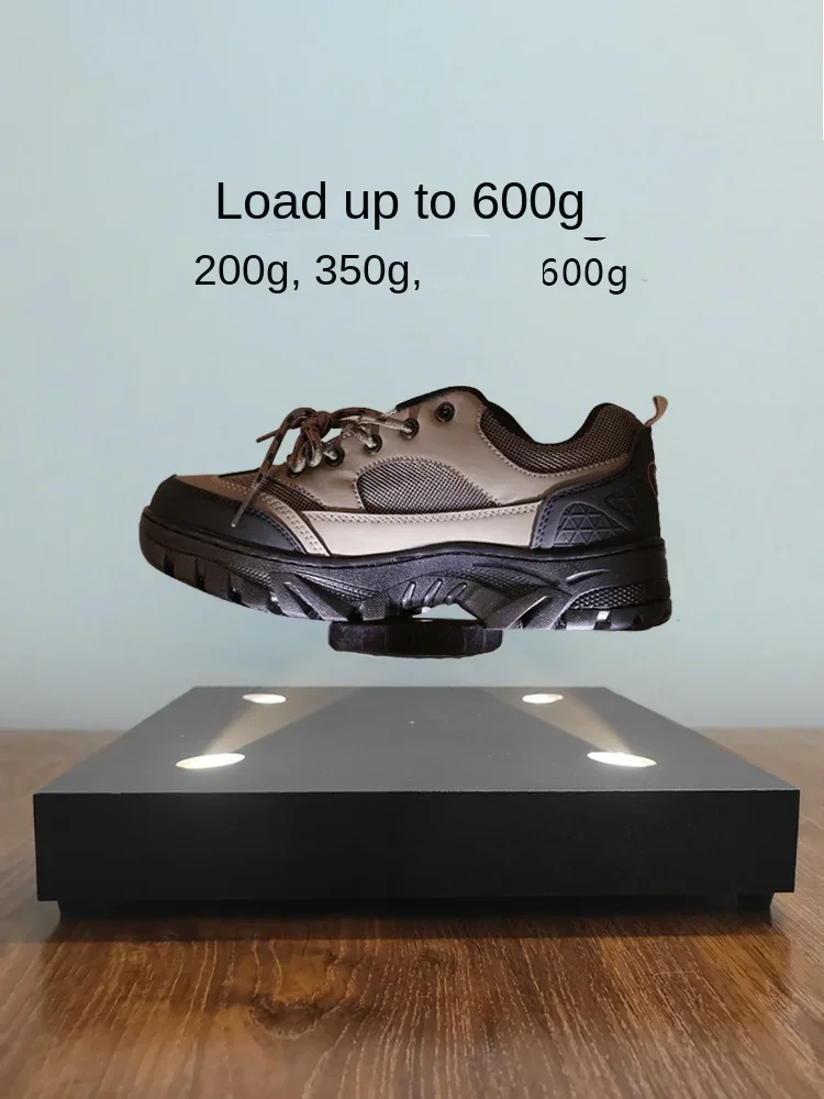 

NEW In Stock Clock pendulum magnetic levitation rotating display platform shoe rack AJ shoe luminous LED light suspended handicr