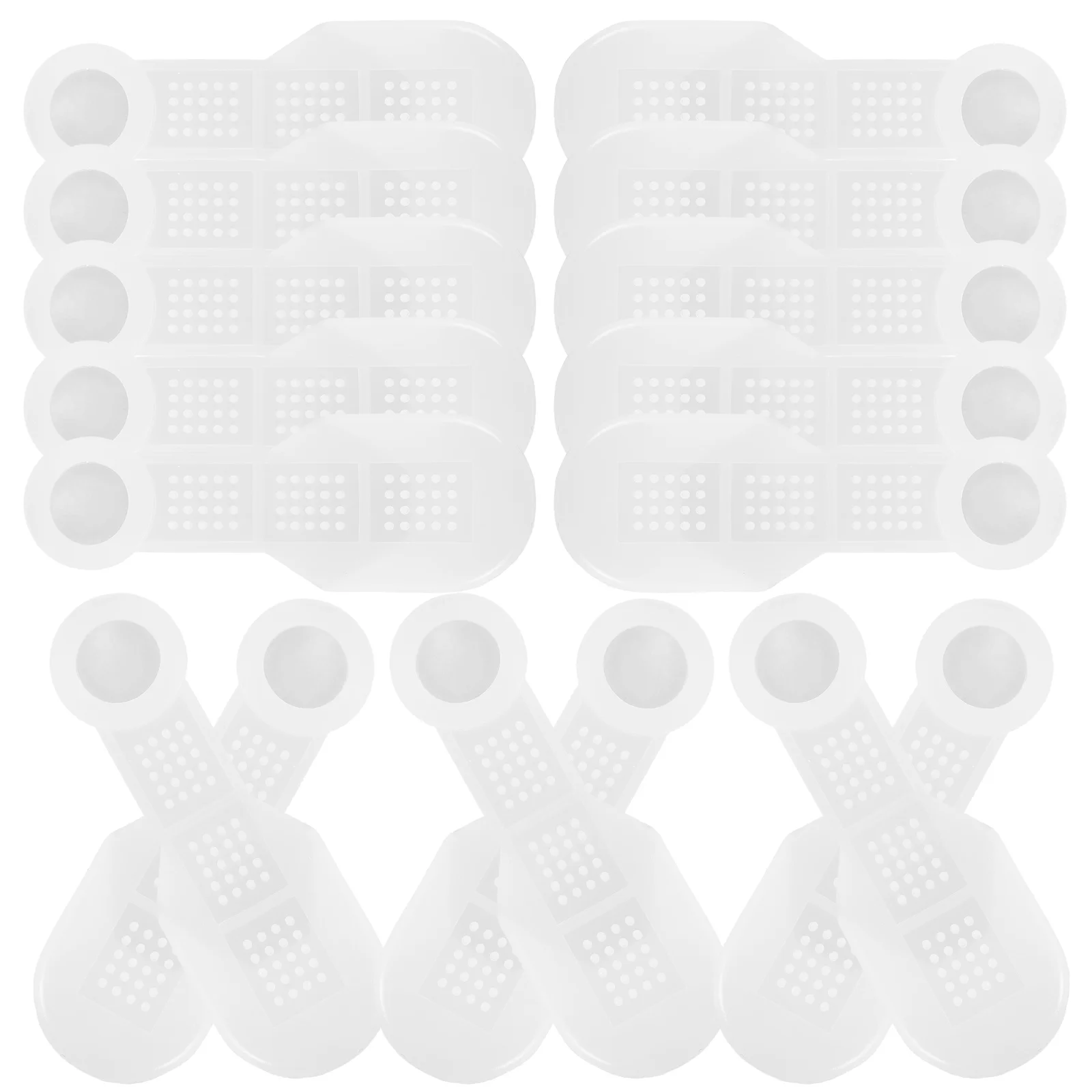 

20 Pcs Anti Slip Hanger Grips Slip Hanger Strips Clear Silicone Grips Clothes Rack Wardrobe Anti Skid Covers Closet Organizing