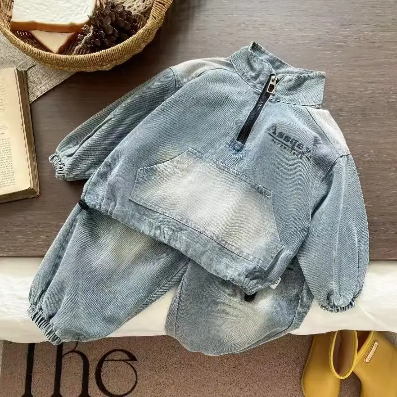 New Spring Autumn Baby Girls Clothes Suit Children Boys Jacket Pants 2Pcs/Sets Toddler Costume Kids Clothing Infant Tracksuits