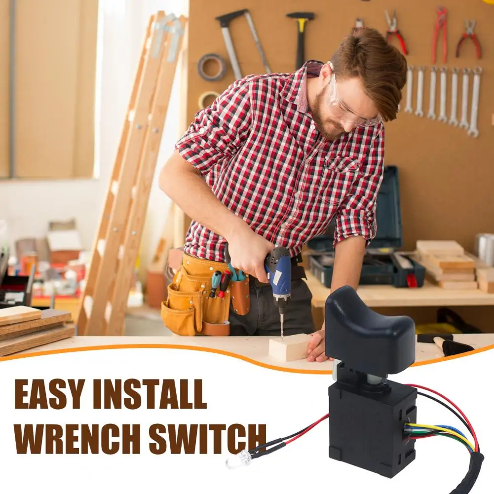 High Performance Switch Brushless Electric Wrench Switch Replacement Speed Control Trigger for Electric Drill Durable Power Tool