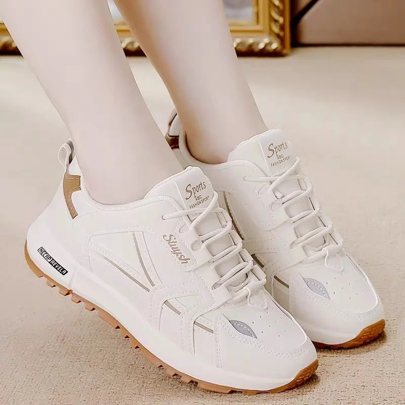 

Women's Shoes New Fashion Breathable Casual Comfortable Sports Outdoor Sneakers Lace-Up Casual Walking Shoes