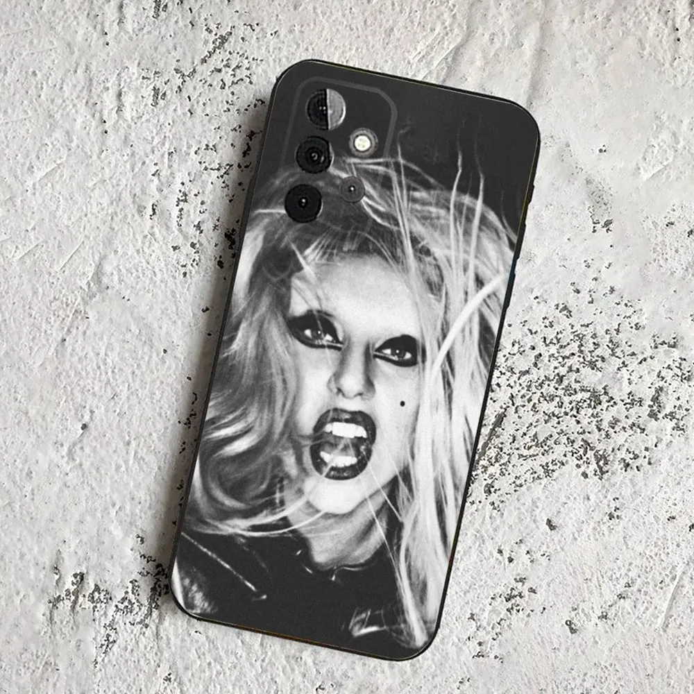 Singer L-Lady G-Gaga   Phone Case For Samsung Galaxy A13,21s,22,31,32,52,53,71,80,91 Soft Black Cover