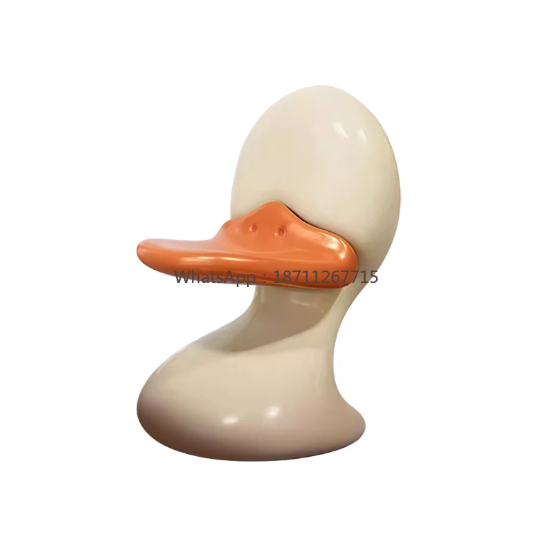 There are no duck force stools, animal shape floor ornaments, living room soft decoration, small stools