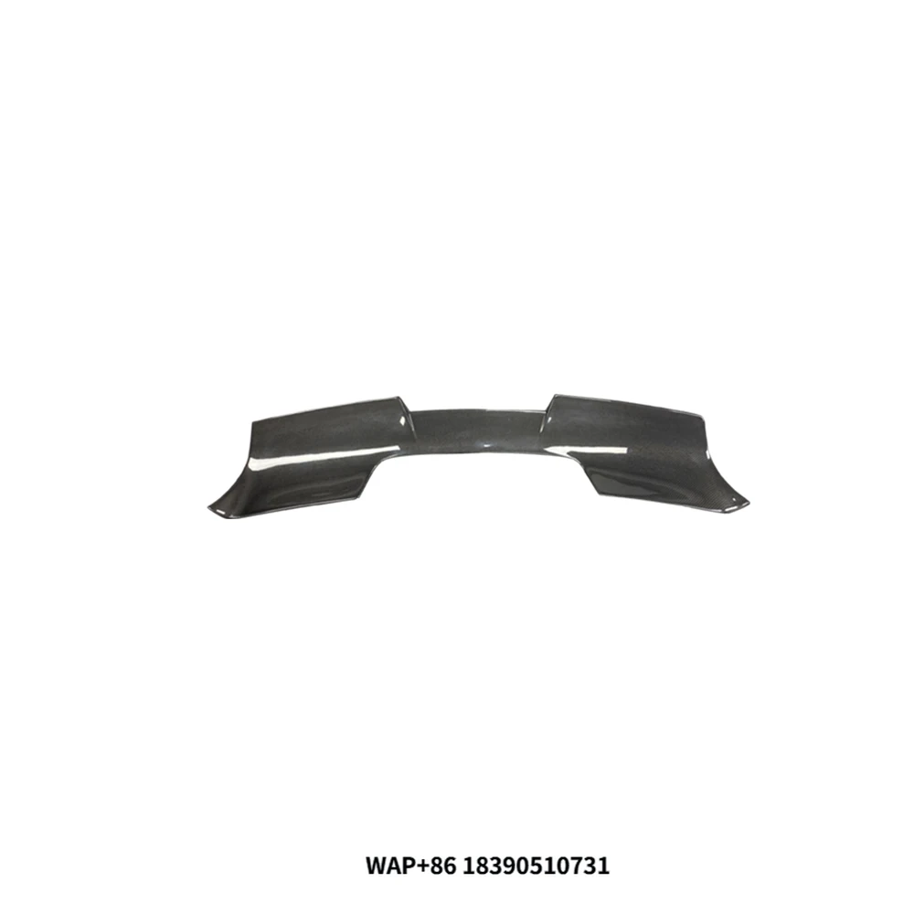 

High Quality Carbon Fiber Rear Spoiler Wing Carbon Fiber Rear Spoiler Boot and Black for 458 Root Spoiler Wing Body Kit